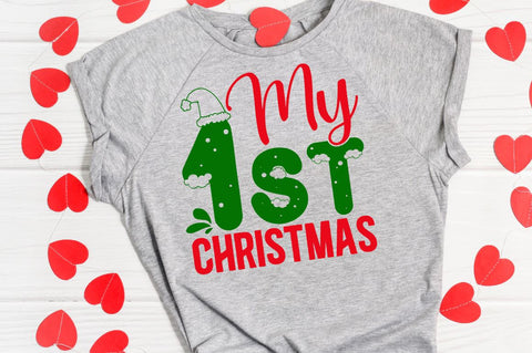 SD0010 - 2 My 1st christmas SVG Designangry 