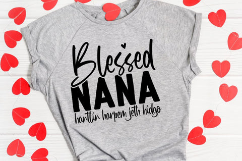 SD0010 - 9 Blessed nana hantlin harpem jeth hidgo SVG Designangry 