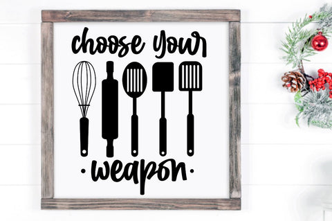 SD0011 - 19 choose your weapor SVG Designangry 
