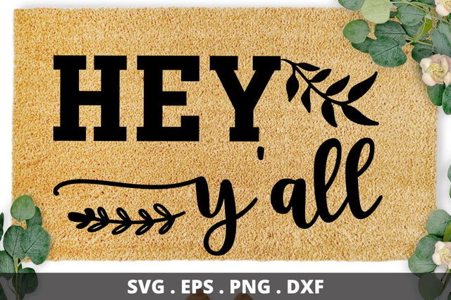 SD0011 - 8 hey y'all SVG Designangry 