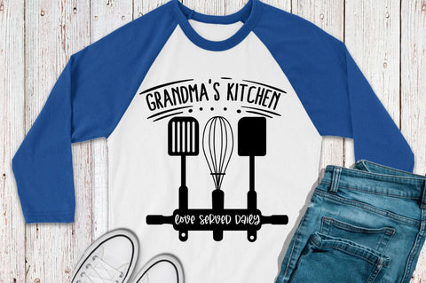 SD0011 - 9 grandma's kitchen love served daily SVG Designangry 