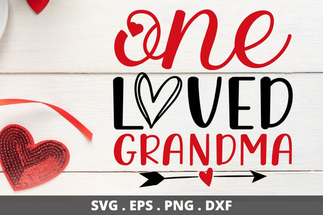 SD0013 - 27 One loved grandma SVG Designangry 