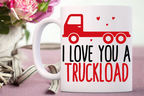 SD0013 - 8 I love you a truckload SVG Designangry 
