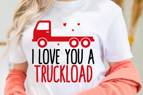 SD0013 - 8 I love you a truckload SVG Designangry 