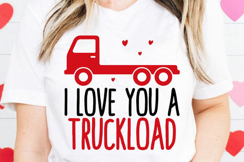 SD0013 - 8 I love you a truckload SVG Designangry 