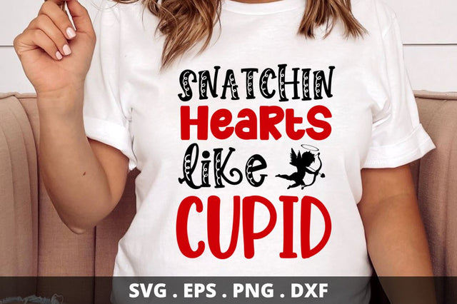 SD0014 - 10 Snatchin hearts like cupid SVG Designangry 