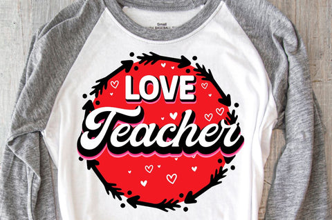 SD0015 - 7 Love teacher SVG Designangry 