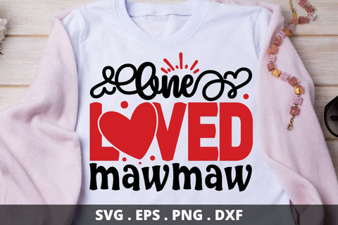 SD0016 - 20 one loved mawmaw SVG Designangry 