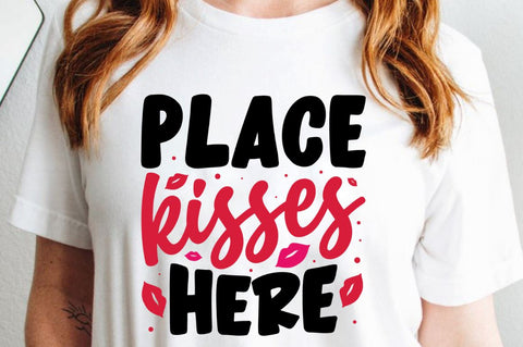 SD0016 - 21 place kisses here SVG Designangry 