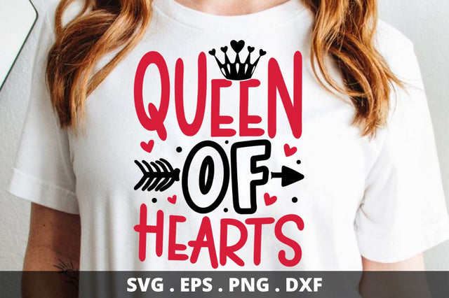 SD0016 - 22 queen of hearts SVG Designangry 