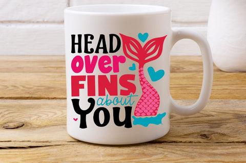 SD0016 - 6 head over fins about you SVG Designangry 