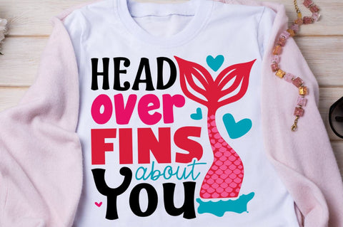 SD0016 - 6 head over fins about you SVG Designangry 