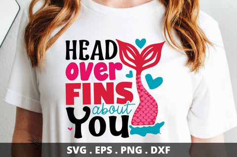 SD0016 - 6 head over fins about you SVG Designangry 