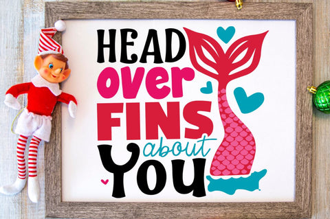 SD0016 - 6 head over fins about you SVG Designangry 