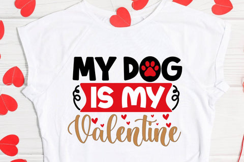 SD0017 - 12 My dog is my valentine SVG Designangry 