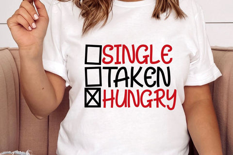 SD0017 - 13 Single taken hungry SVG Designangry 