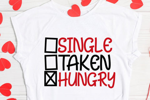 SD0017 - 13 Single taken hungry SVG Designangry 