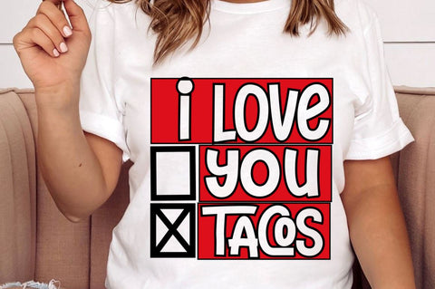 SD0017 - 7 I love you tacos SVG Designangry 