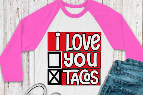 SD0017 - 7 I love you tacos SVG Designangry 
