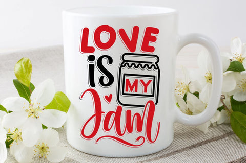 SD0018 - 7 Love is my jam SVG Designangry 