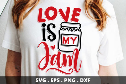 SD0018 - 7 Love is my jam SVG Designangry 