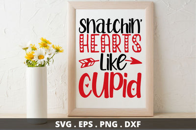 SD0018 - 9 Snatchin hearts like cupid SVG Designangry 