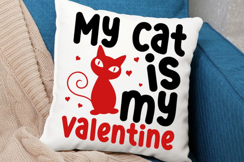 SD0020 - 2 My cat is my valentine SVG Designangry 
