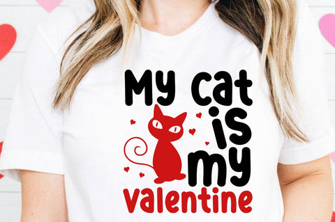 SD0020 - 2 My cat is my valentine SVG Designangry 