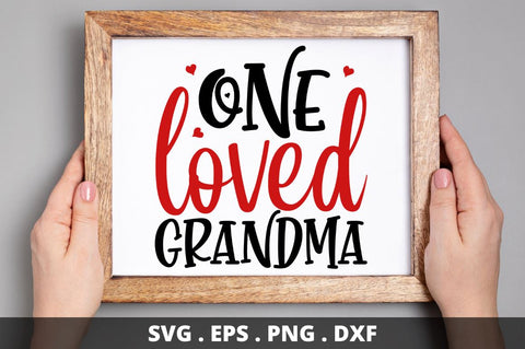 SD0020 - 9 One loved grandma SVG Designangry 