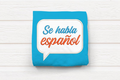 Se Habla Español Spanish Applique Embroidery Embroidery/Applique DESIGNS Designed by Geeks 