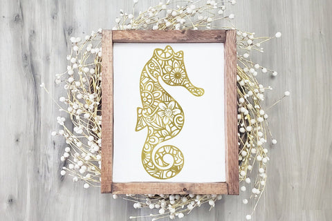 Sea Animal Mandala SVG Bundle - 12 Mandala Animals SVG Old Market 