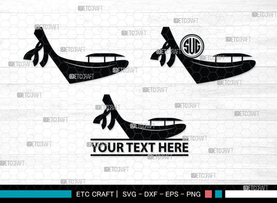 Sea Boats Monogram, Sea Boats Silhouette, Boat Svg, Ship Svg, Bass Boat Svg, SB00051 SVG ETC Craft 