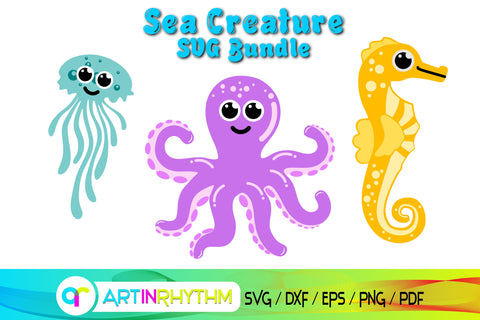 Sea creature SVG, Sea animals SVG, Sea creature SVG bundle, Sea animals SVG bundle, Marine Animals SVG SVG Artinrhythm shop 