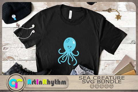 Sea Creatures Svg, Sea Animals Svg, Sea Creature Cliparts SVG Artinrhythm shop 