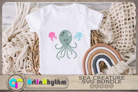 Sea Creatures Svg, Sea Animals Svg, Sea Creature Cliparts SVG Artinrhythm shop 