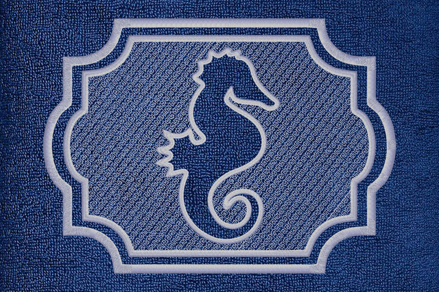 Sea horse figure embossed machine embroidery digital downlo Embroidery/Applique DESIGNS embroidery-workshop 