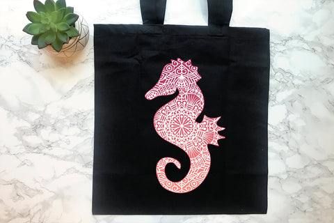 Sea Horse Mandala Sublimation I Mandala PNG Sublimation Happy Printables Club 