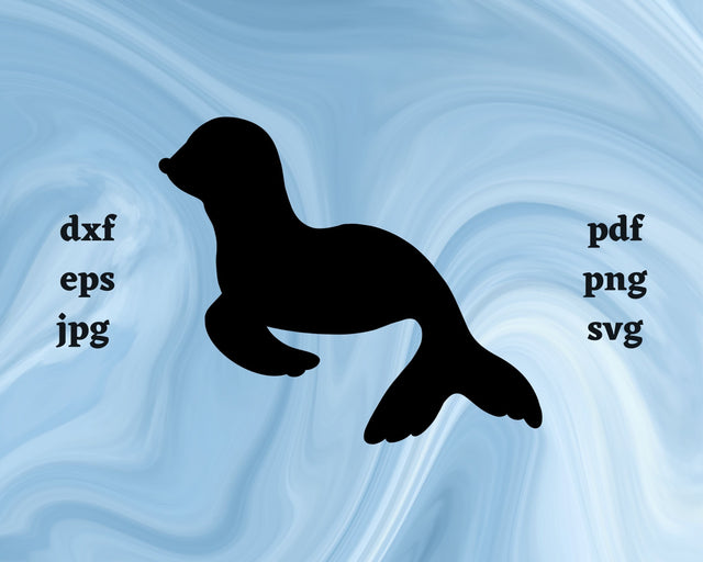 Sea Lion SVG Cut File SVG Northern Light SVG 