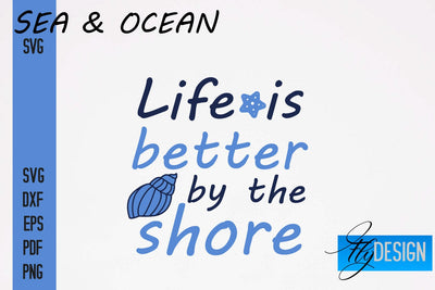Sea & Ocean SVG Design | Sea & Ocean SVG Quotes | Summer SVG Quotes SVG Fly Design 