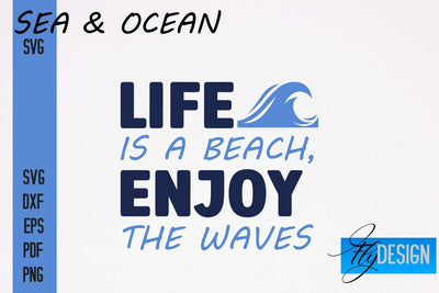 Sea & Ocean SVG Design | Sea & Ocean SVG Quotes | Summer SVG Quotes SVG Fly Design 