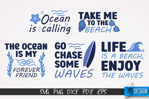 Sea & Ocean SVG Design | Sea & Ocean SVG Quotes | Summer SVG Quotes v.1 SVG Fly Design 
