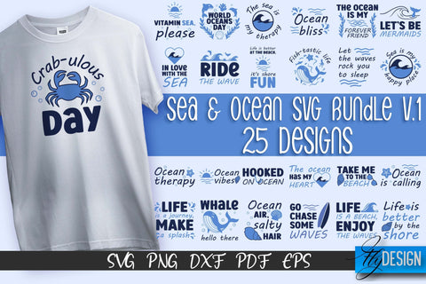 Sea & Ocean SVG Design | Sea & Ocean SVG Quotes | Summer SVG Quotes v.1 SVG Fly Design 