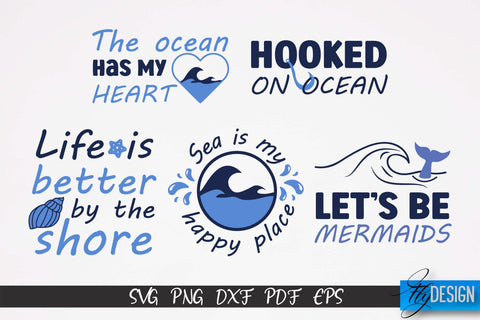 Sea & Ocean SVG Design | Sea & Ocean SVG Quotes | Summer SVG Quotes v.1 SVG Fly Design 