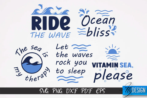 Sea & Ocean SVG Design | Sea & Ocean SVG Quotes | Summer SVG Quotes v.1 SVG Fly Design 