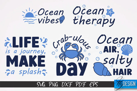 Sea & Ocean SVG Design | Sea & Ocean SVG Quotes | Summer SVG Quotes v.1 SVG Fly Design 