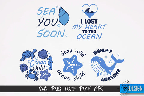 Sea & Ocean SVG Design | Sea & Ocean SVG Quotes | Summer SVG Quotes v.2 SVG Fly Design 