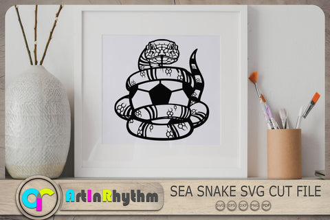 Sea Snake Svg, Snake Svg, Snake Clipart, Soccer Svg SVG Artinrhythm shop 