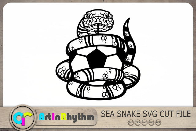 Sea Snake Svg, Snake Svg, Snake Clipart, Soccer Svg SVG Artinrhythm shop 