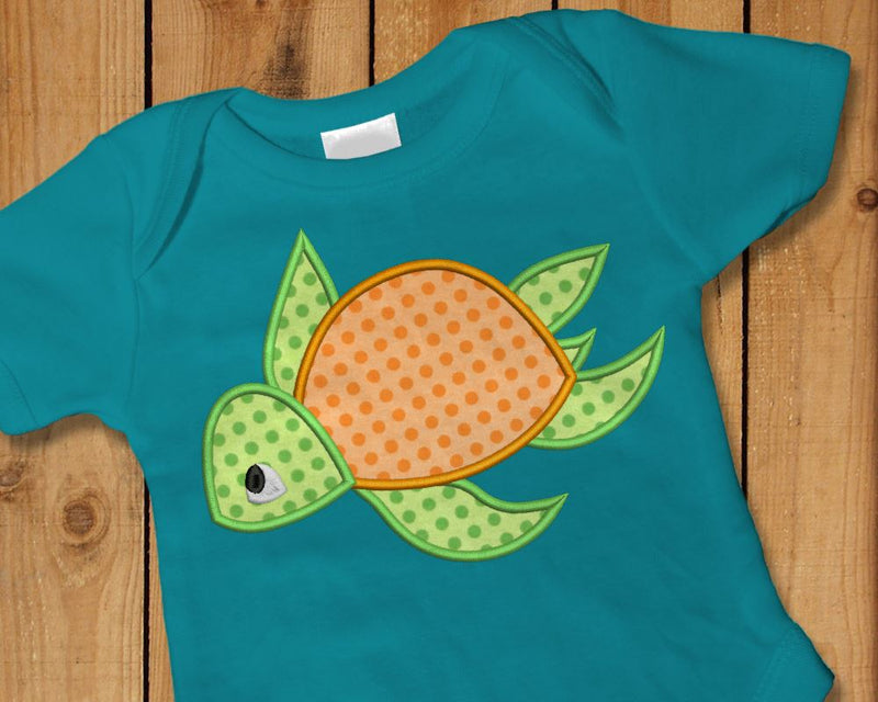 Sea Turtle Applique Embroidery Embroidery/Applique Designed by Geeks 