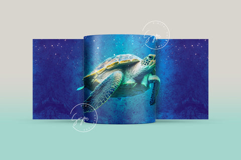 Sea Turtle Mug PNG, Beach Sublimation Mug, Turtle Mug Wrap, Sea Creatures Tumbler PNG, 11 & 15 Oz Coffee Mug Design, Cricut Sublimation Wrap Sublimation Syre Digital Creations 